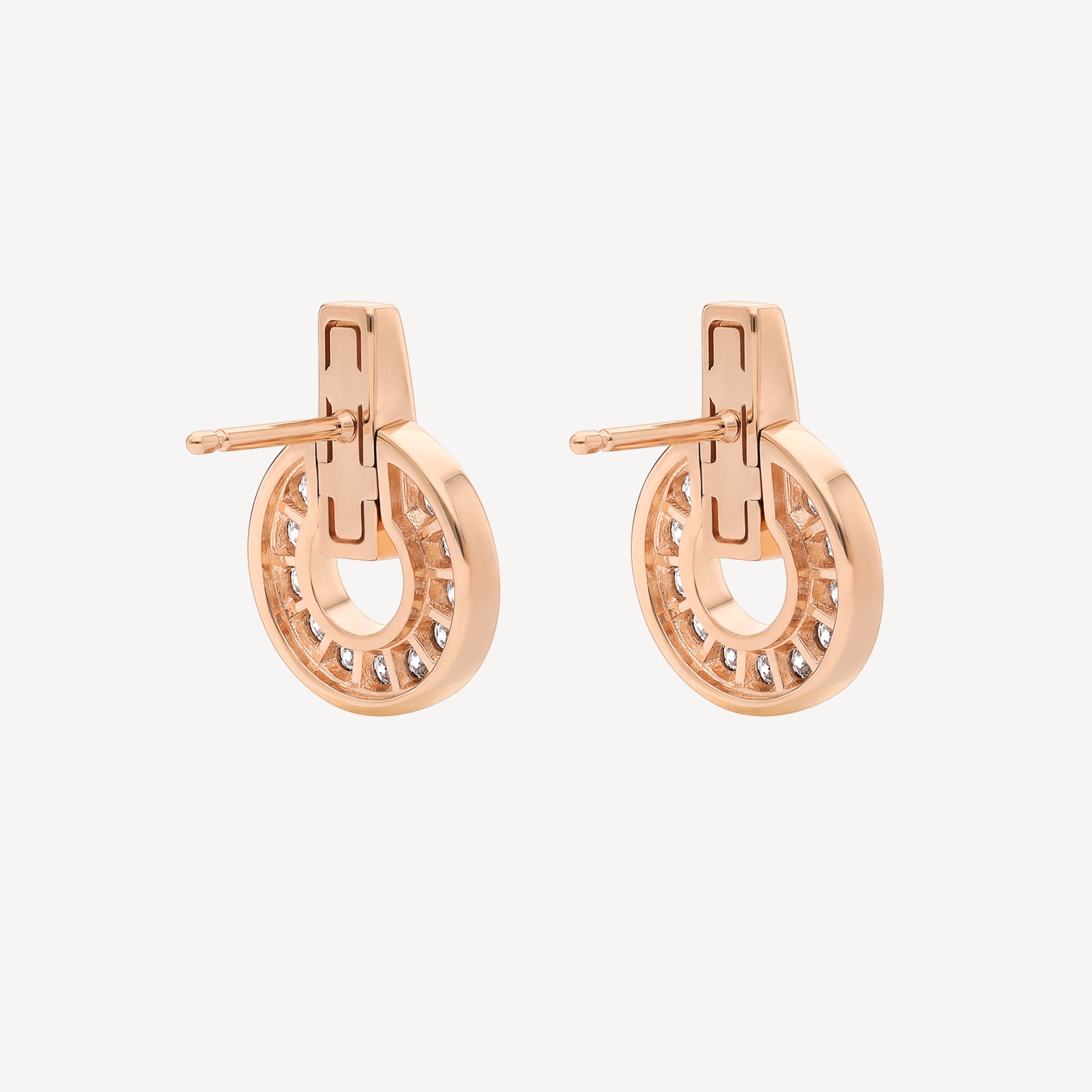 18K BVLGARI Rose Gold Earrings