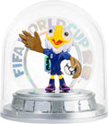FIFA Official Licensed World Cup 2026 USA Mascot Clutch the Bald Eagle 10.3" Display Statue, Custom Laser Engraved Text & Logo with Acrylic Dome, Personalized Gift for Soccer Fans (Clutch)