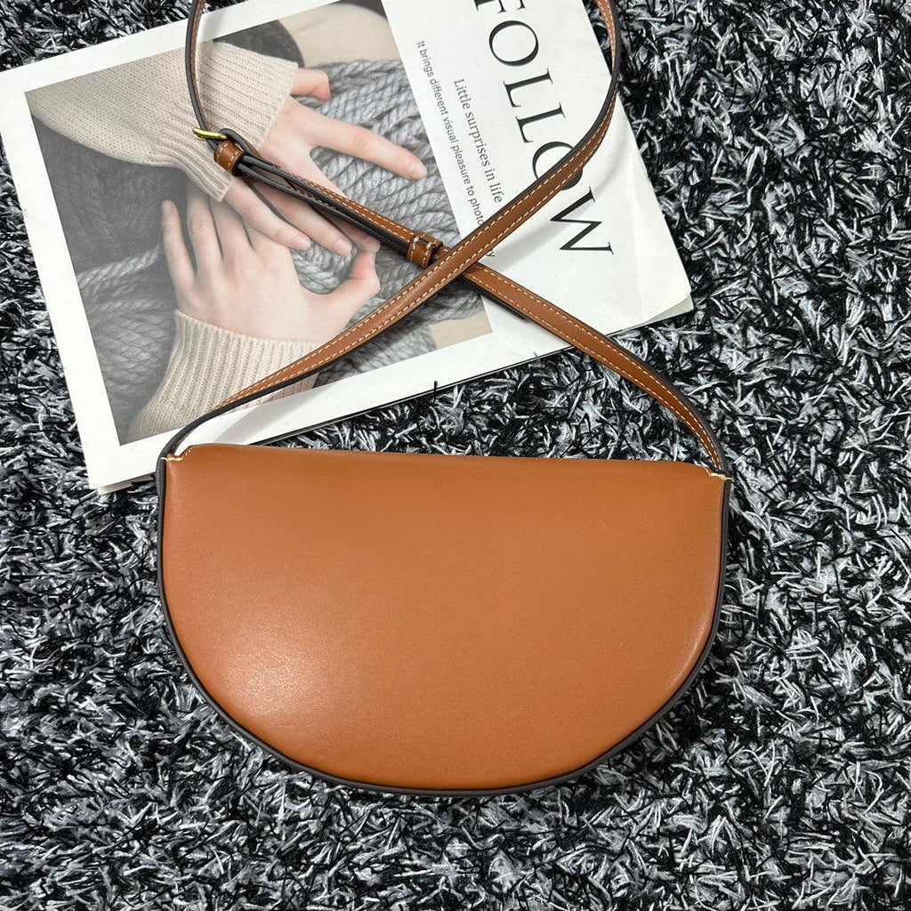 CELINE BESACE TRIPHOME 23 CINNAMON BROWN CALFSKIN