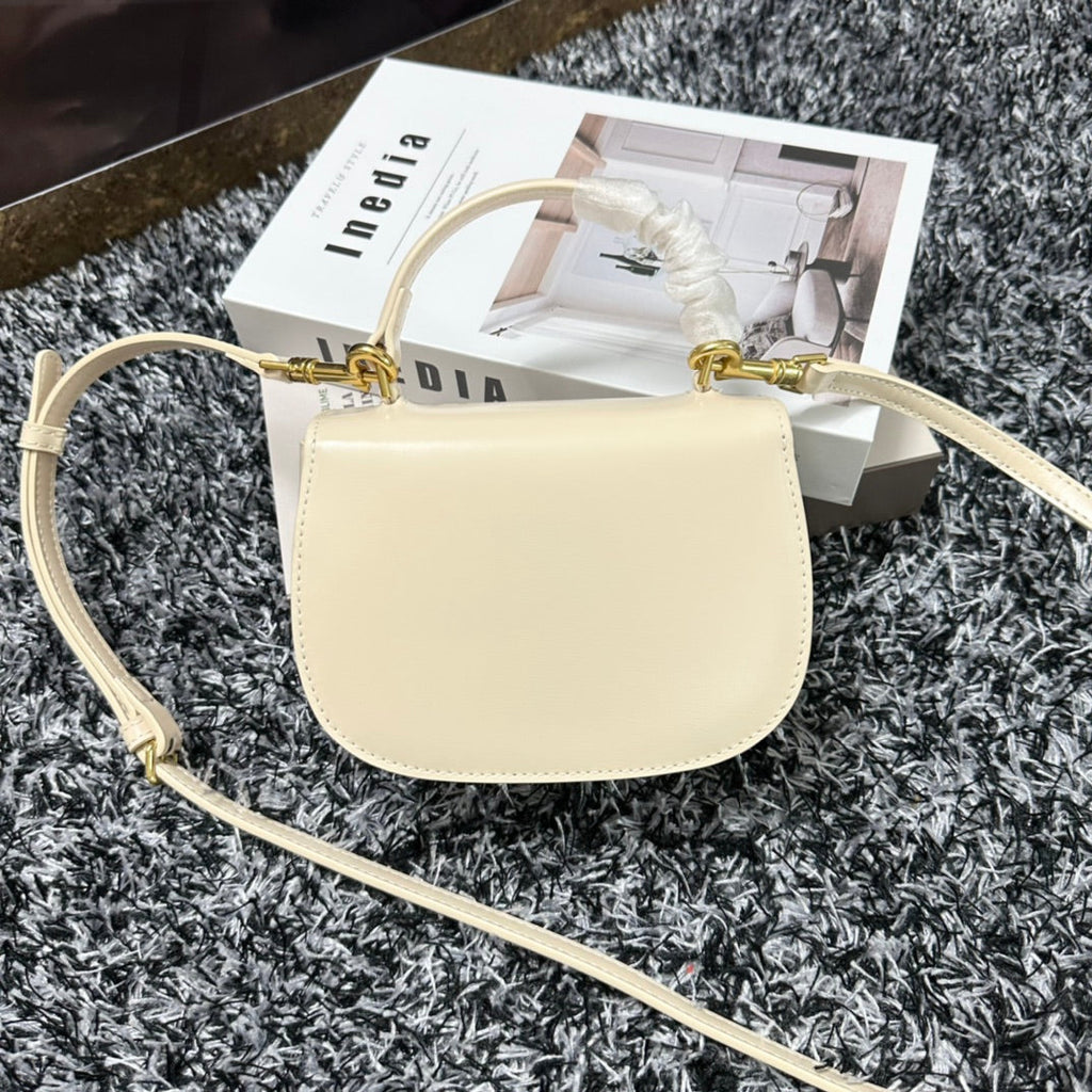 CELINE BESACE TRIPHOME 17 CALFSKIN WHITE