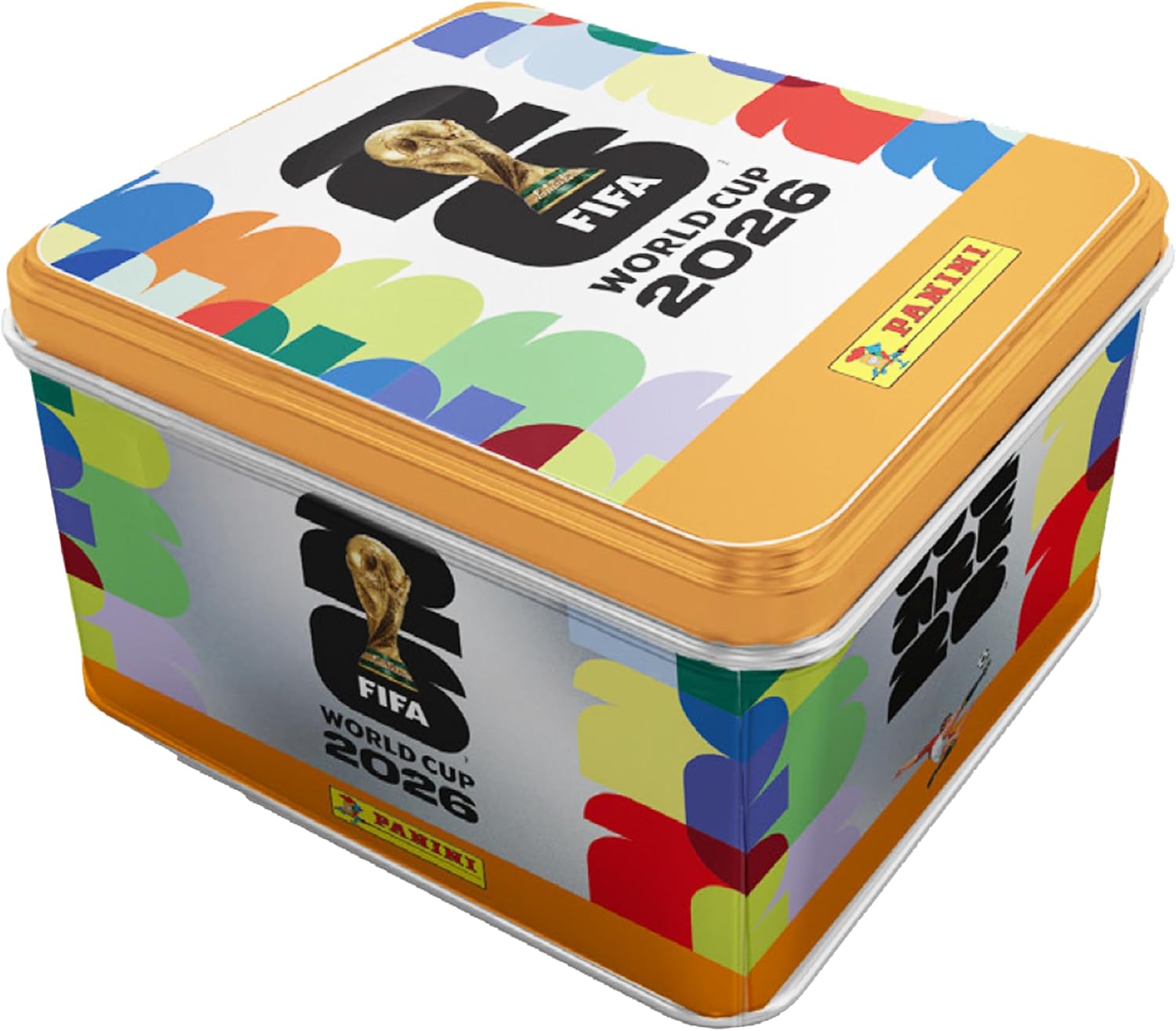 2026 FIFA World Cup Sticker Collection - Amazon Exclusive Collectors Bundle - Hardcover Album + Tin with 50 Sticker Packs