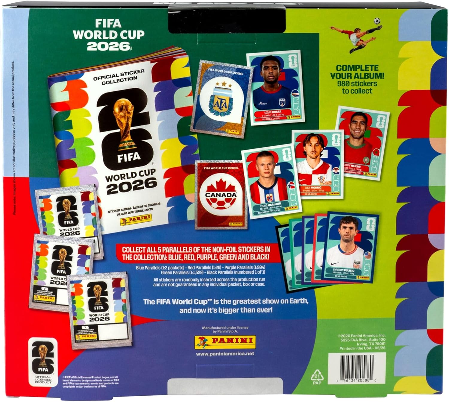 2026 Panini FIFA World Cup Sticker Exclusive Box