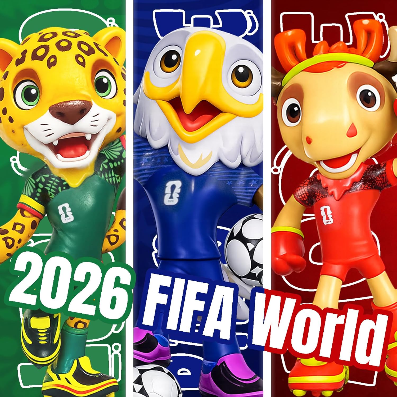 FIFA Official Licensed World Cup 2026 Mexico Mascot Zayu the Jaguar 10.3" Display Statue with Acrylic Dome – Custom Laser Engraved Text & Logo, Personalized Gift for Soccer Fans (Zayu)
