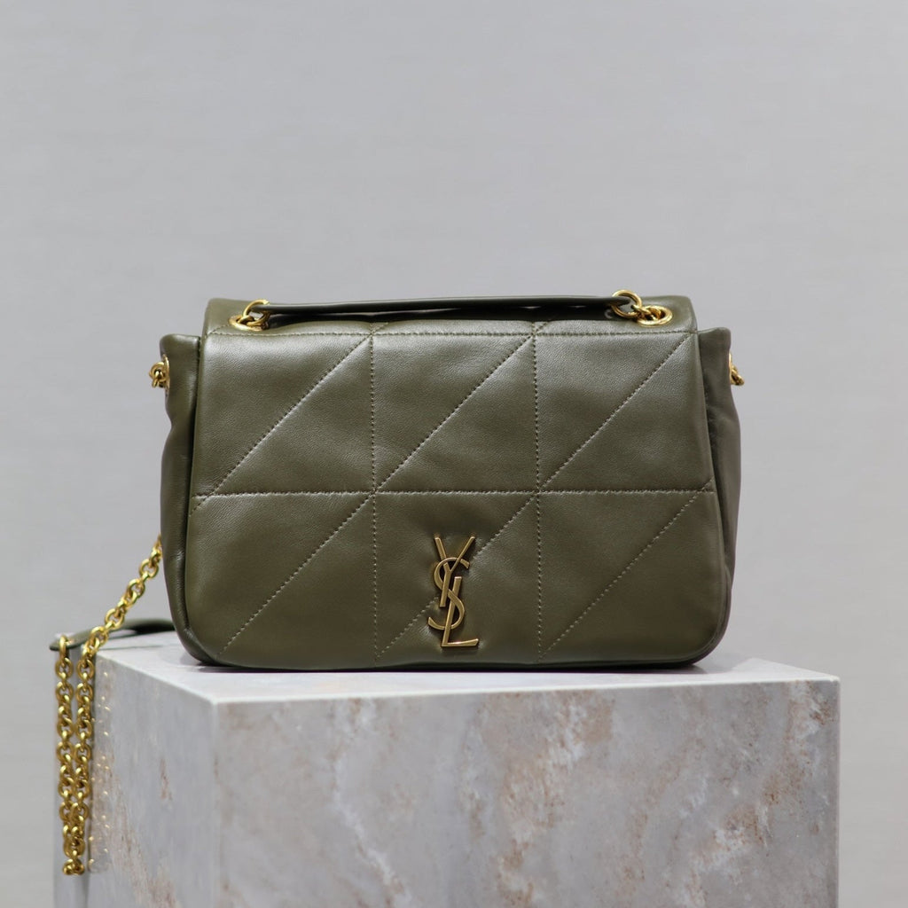YSL 25S JAMIE 25 IN LIGHT MUSK LAMBSKIN GOLD HARDWRE