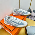 HERMES JET SNEAKER IN BLACK SUEDE AND NAPPA LEATHER