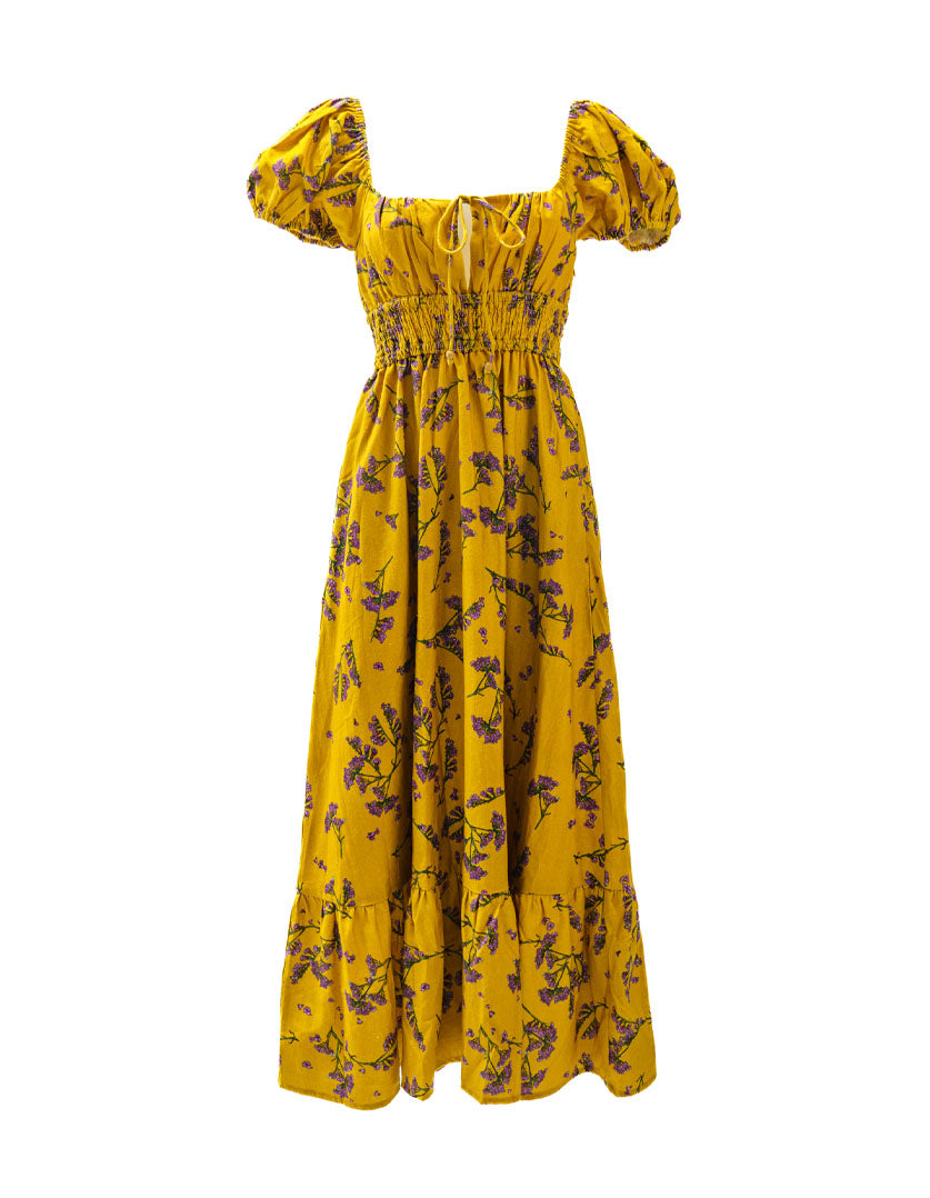 Keira Dress Scalavender in Linen